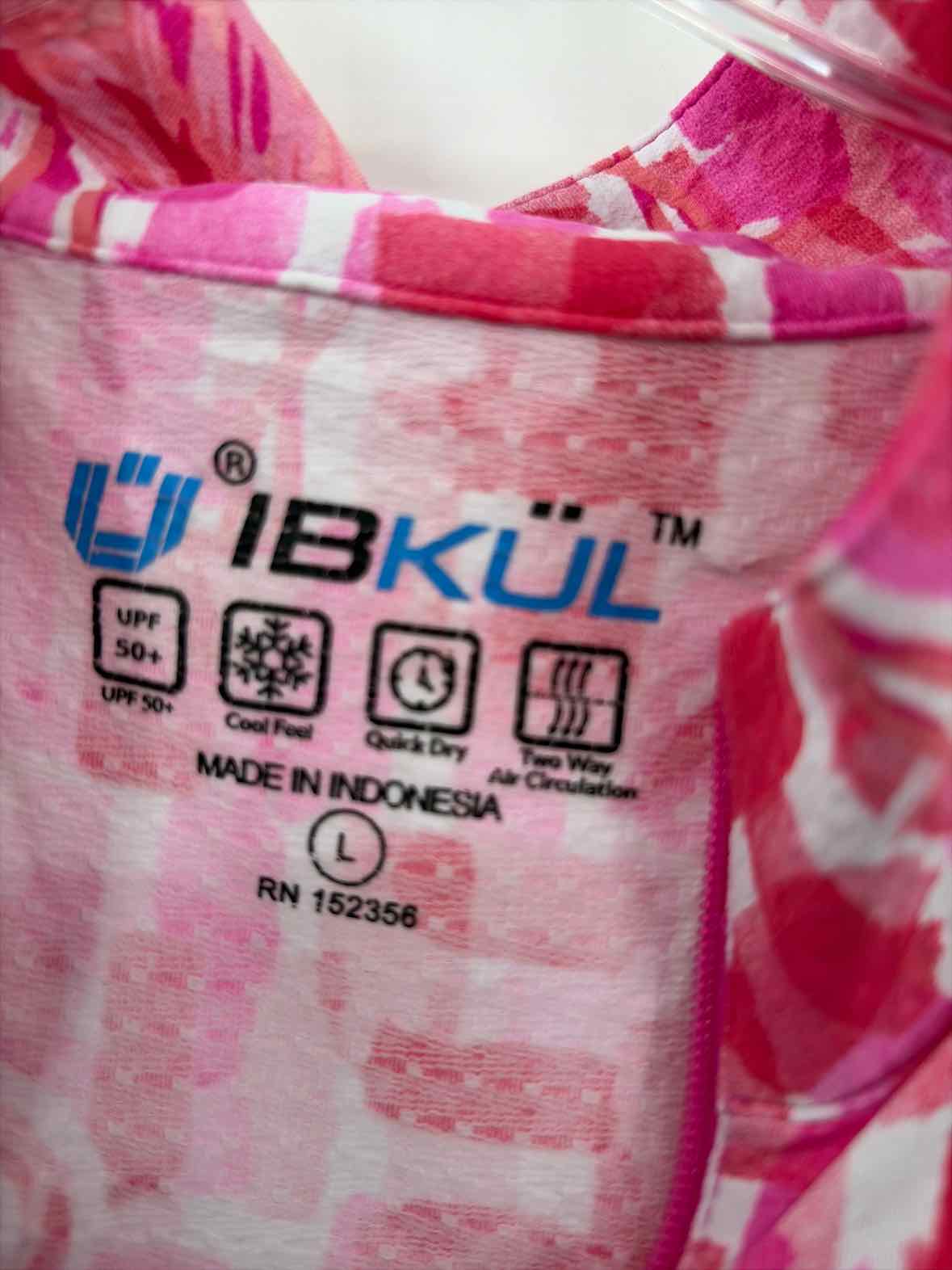 Ibkul Pink Size Large Athletic Long Sleeve | True Fashionistas.