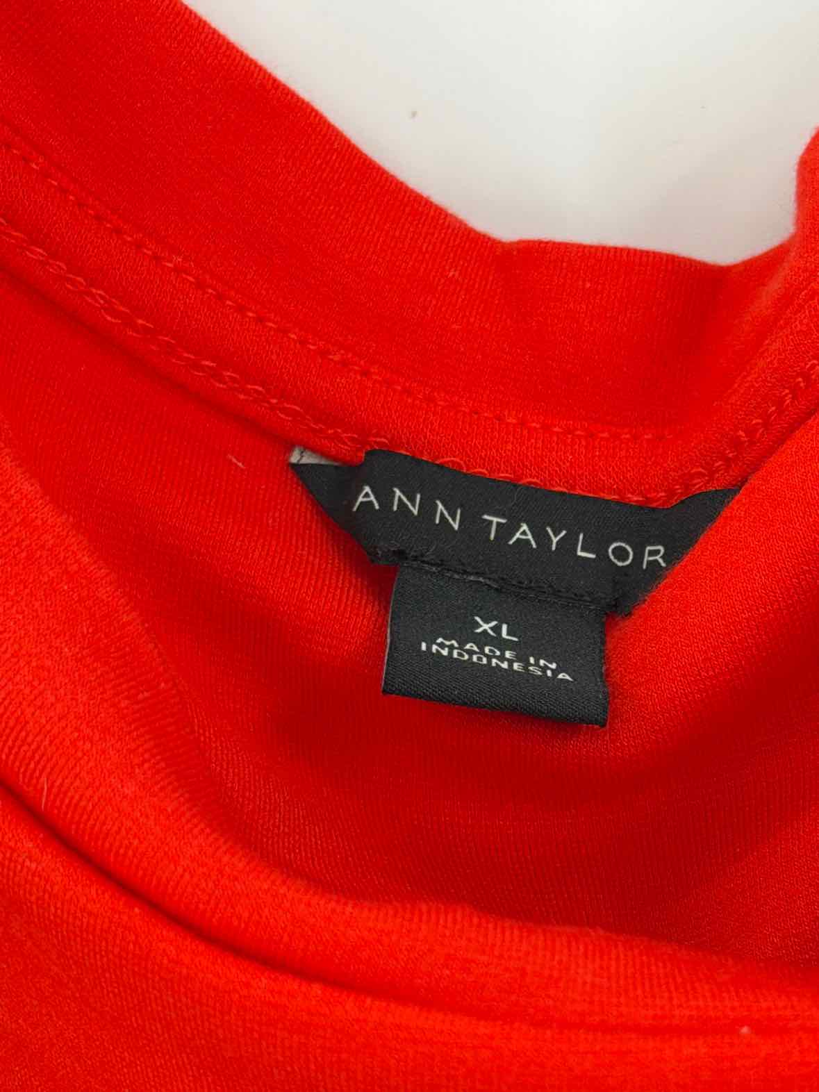 Pre-Owned Ann Taylor Red Size XL Tank Top | True Fashionistas.