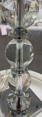 Glass And Chrome Table Lamp | True Fashionistas.