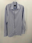 Giorgio Armani Blue Size XL Men's Button Down | True Fashionistas.