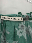 Pre-Owned Alice + Olivia Green Size Medium Long Long Sleeve Dress | True Fashionistas.