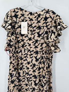 Pre-Owned Ulla Johnson Black Size 12 Long Short Sleeve Dress | True Fashionistas.
