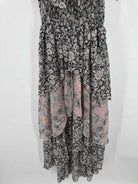 Pre-Owned Misa Black Size Medium Long Sleeveless Dress | True Fashionistas.