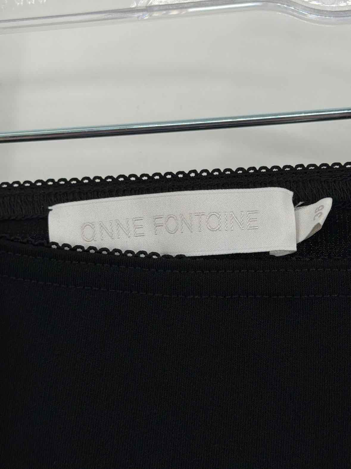 Pre-Owned Anne Fontaine Black Size 36/0 Cocktail Short Short Sleeve Dress | True Fashionistas.