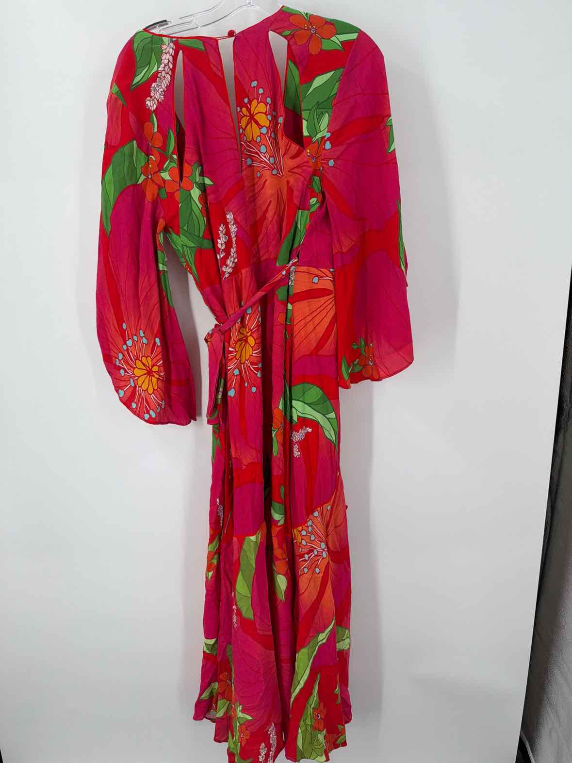 Pre-Owned Farm Rio Pink Size Medium Long Long Sleeve Dress | True Fashionistas.