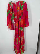 Pre-Owned Farm Rio Pink Size Medium Long Long Sleeve Dress | True Fashionistas.