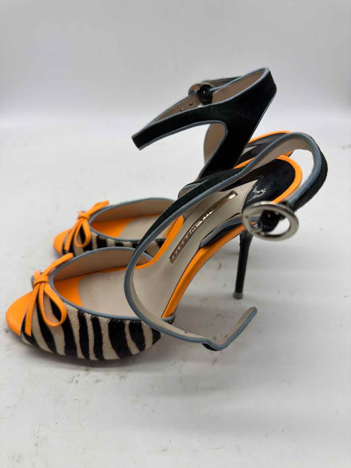 Pre-Owned Sophia Webster Black Size 7 Ankle Strap Heels | True Fashionistas.