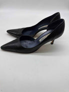 Pre-Owned Manolo Blahnik Black Size 38 D'orsay Heels | True Fashionistas.