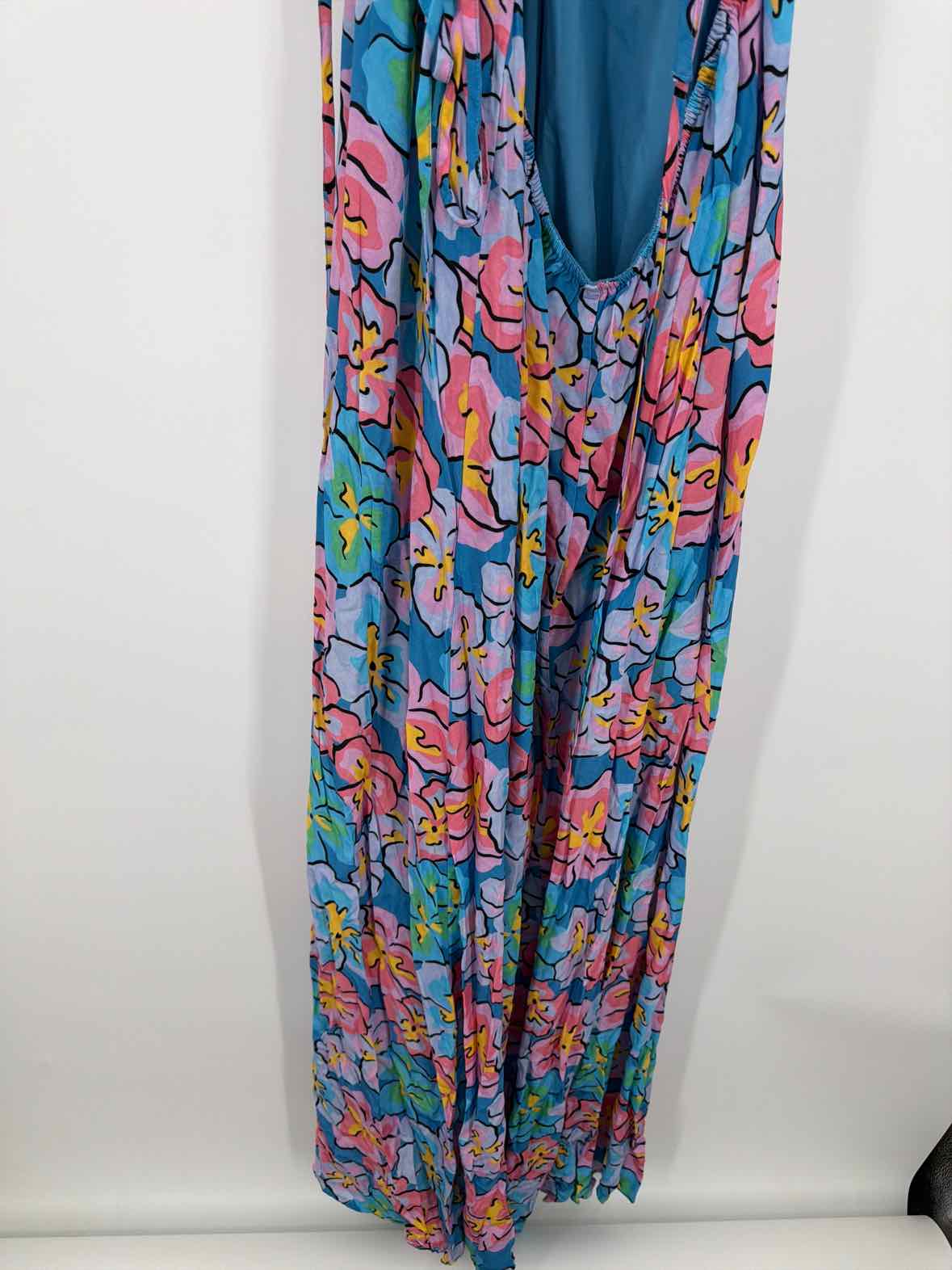 Pre-Owned For Love & Lemons Blue Size XL Long Sleeveless Dress | True Fashionistas.