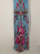 Pre-Owned Camilla Blue Size Large Long Sleeveless Dress | True Fashionistas.