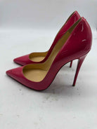 Pre-Owned Christian Louboutin Pink Size 7.5 Patent Leather Pump Heels | True Fashionistas.