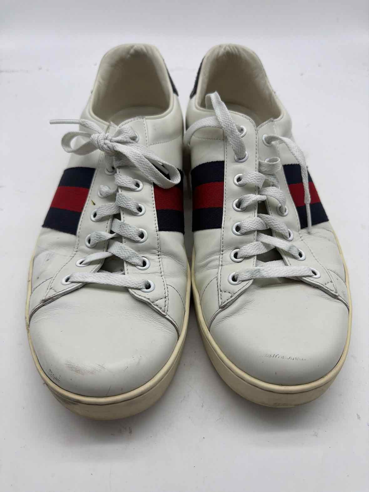 Pre-Owned Gucci White 11 Fashion Sneaker Men's Sneakers | True Fashionistas.