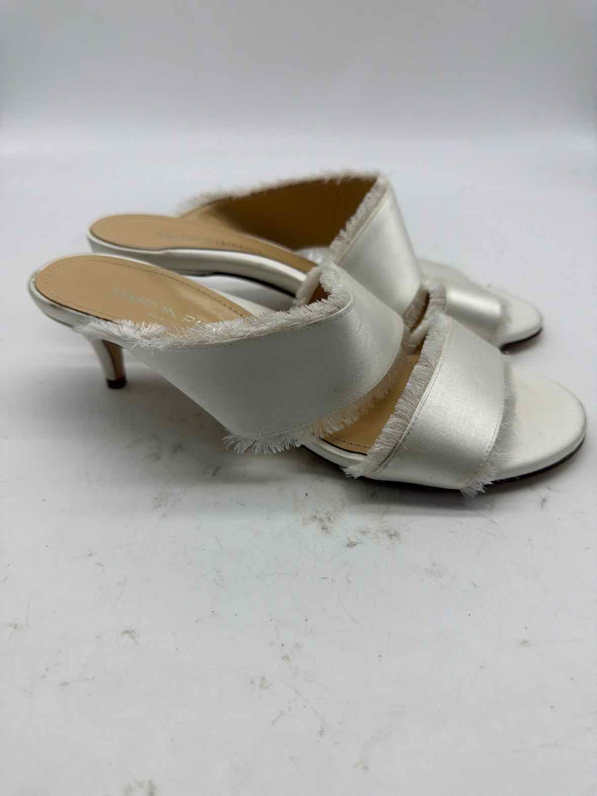 Pre-Owned Marion Parke White Size 36 Mule Heels | True Fashionistas.