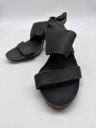 Pre-Owned Pedro Garcia Black Size 37 Strappy Heels | True Fashionistas.