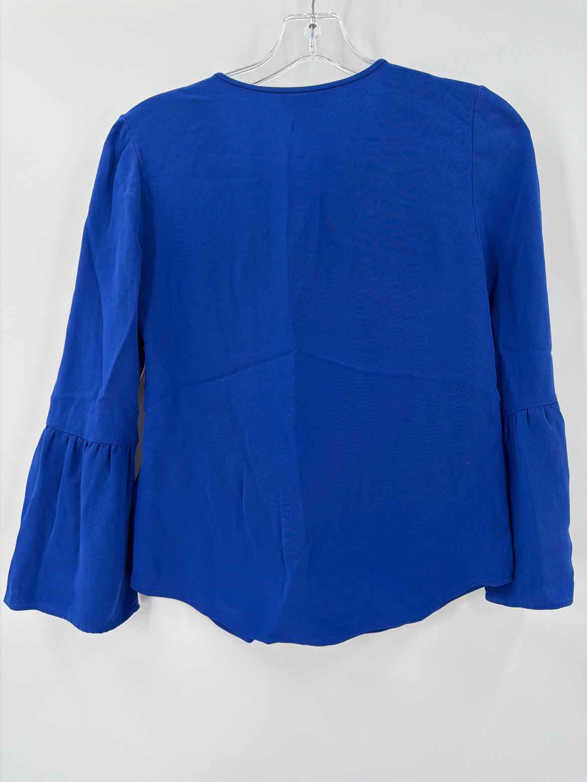 Pre-Owned J Crew Blue Size 00 Blouse | True Fashionistas.