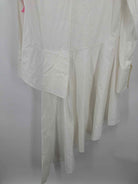 Pre-Owned Oscar de la Renta White Size 10 Button Down | True Fashionistas.