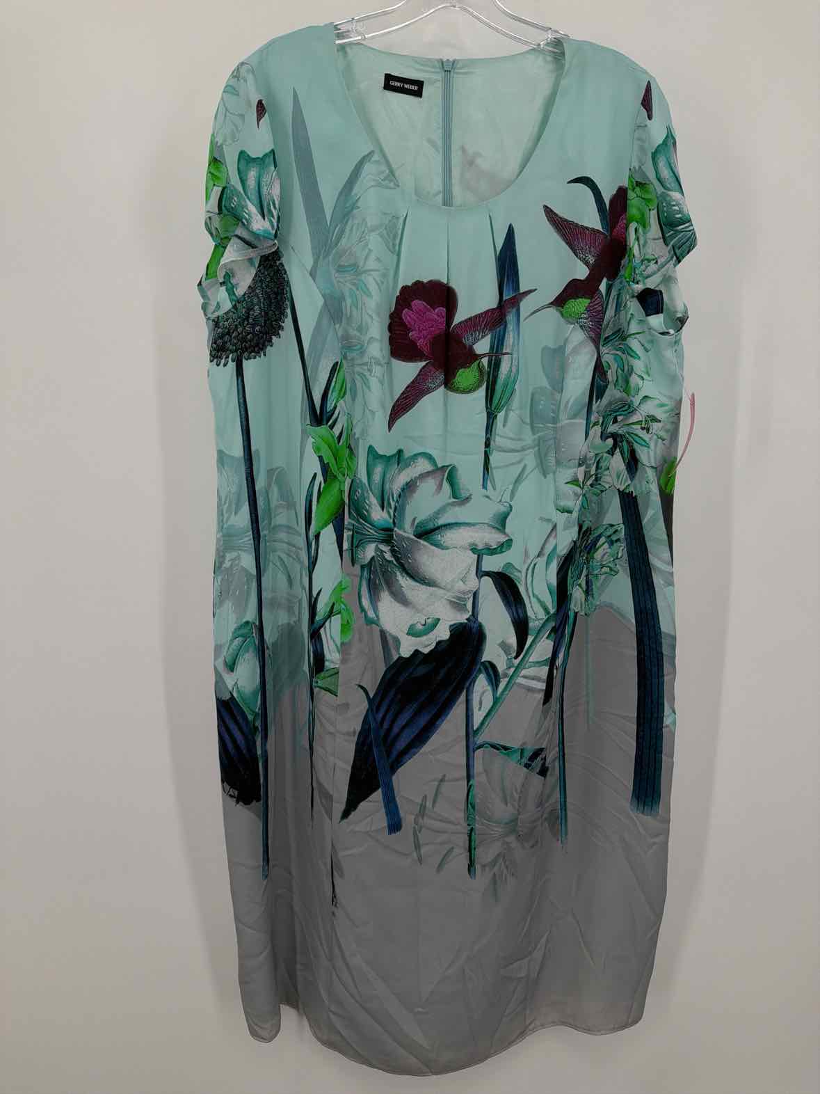 Pre-Owned Gerry Weber Blue Size 18 Short Short Sleeve Dress | True Fashionistas.