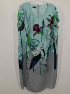 Pre-Owned Gerry Weber Blue Size 18 Short Short Sleeve Dress | True Fashionistas.