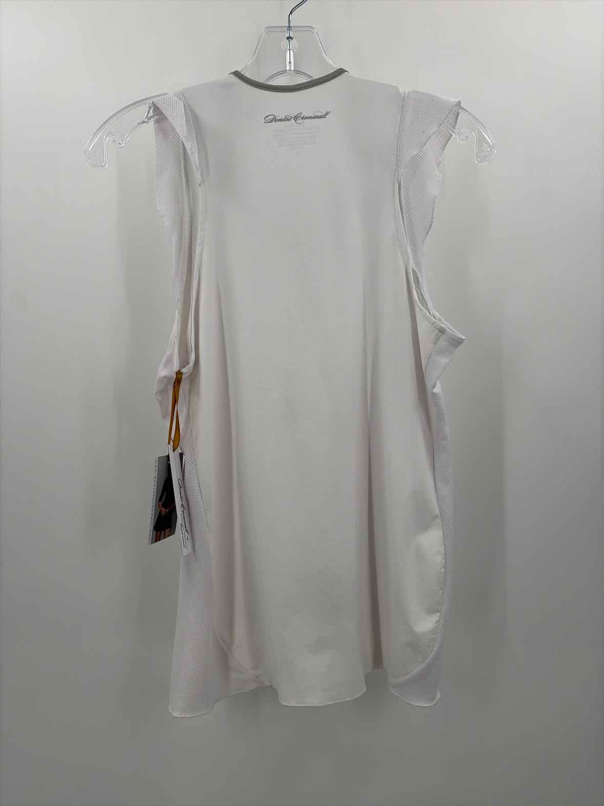 Pre-Owned Denise Cronwall White Size Large Athletic Tank | True Fashionistas.