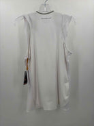 Pre-Owned Denise Cronwall White Size Large Athletic Tank | True Fashionistas.