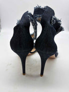 Pre-Owned Gianvito Rossi Blue Size 9 Denim Ankle Strap Heels | True Fashionistas.