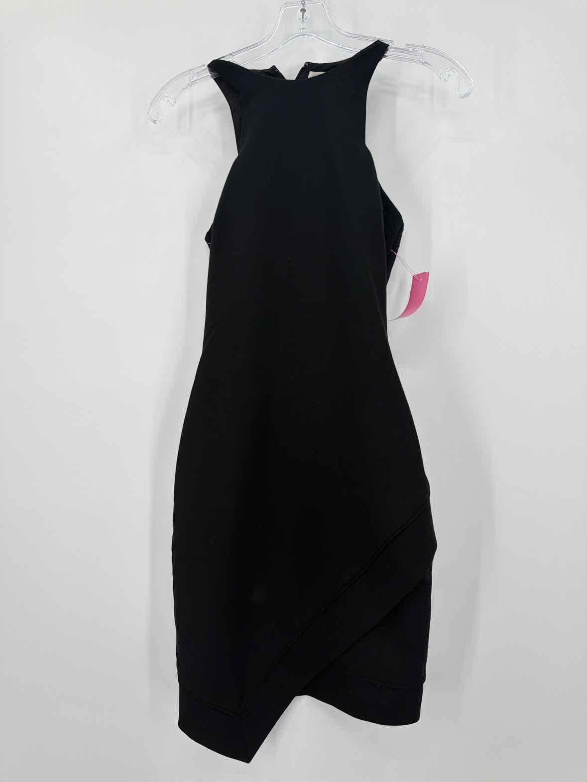 Pre-Owned Elizabeth and James Black Size 0 Short Sleeveless Dress | True Fashionistas.