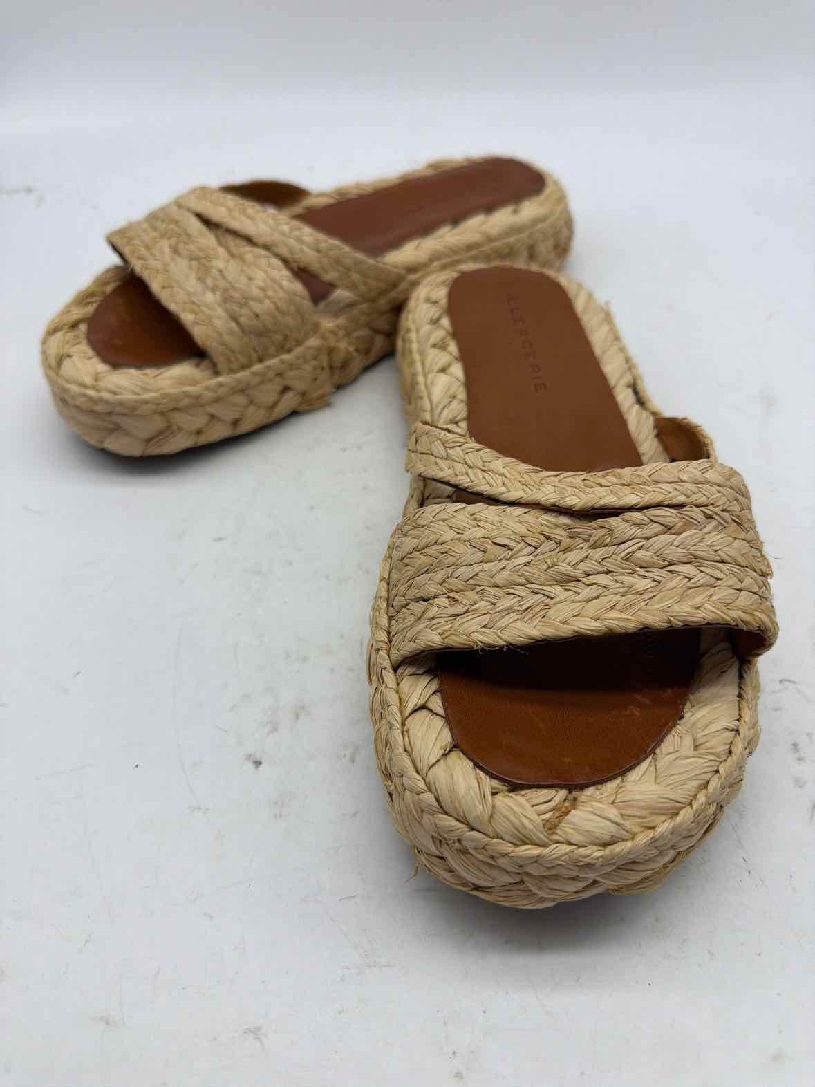 Pre-Owned Clergerie Tan Size 7.5 Mule Sandals | True Fashionistas.