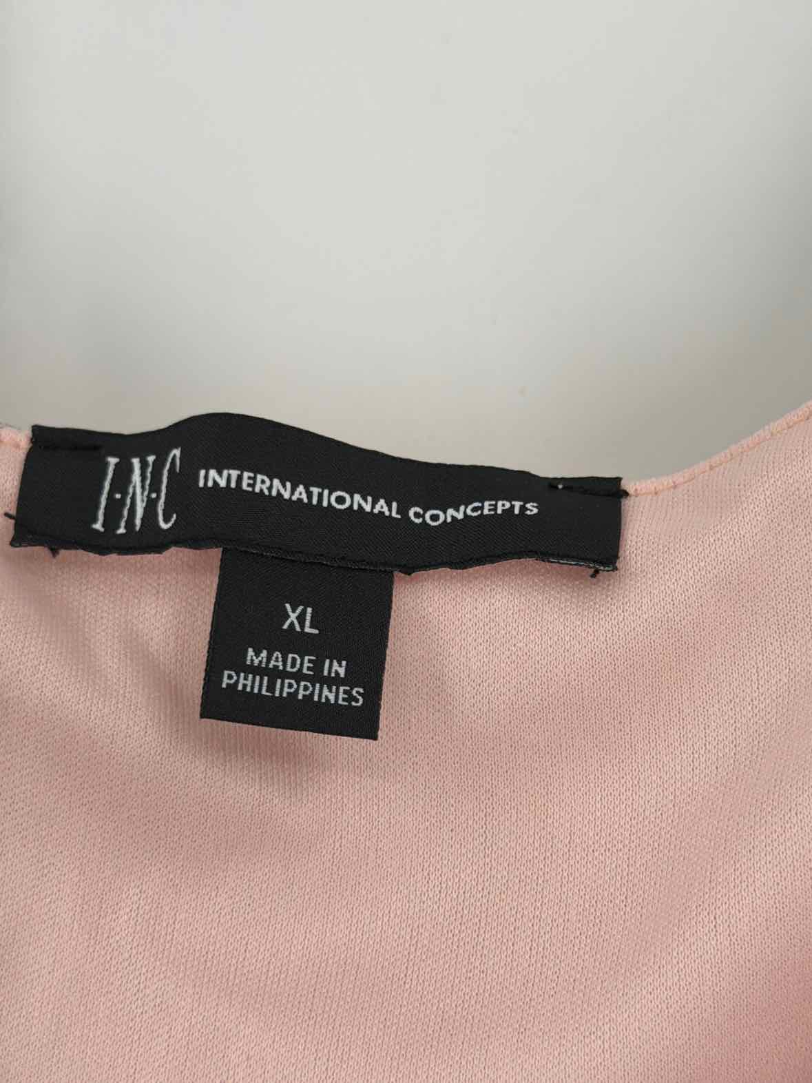 Pre-Owned INC Pink Size XL Short Sleeveless Dress | True Fashionistas.