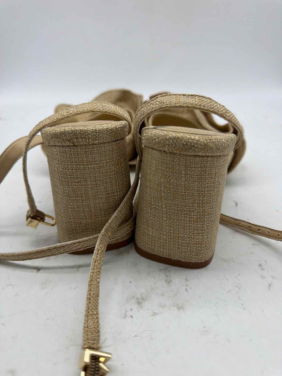 Pre-Owned Larroude Tan Size 9 Strappy Heels | True Fashionistas.