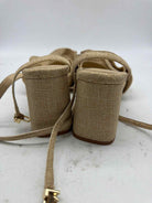 Pre-Owned Larroude Tan Size 9 Strappy Heels | True Fashionistas.