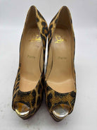 Pre-Owned Christian Louboutin Brown Size 36.5 Stiletto Heels | True Fashionistas.
