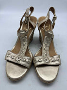 Pre-Owned Jack Rogers Gold Size 6.5 Wedge Heels | True Fashionistas.