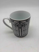 Hermes Set Of 2  Black & White  PorcelainCoffee Cups | True Fashionistas.