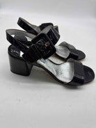 Pre-Owned Prada Black Size 6.5 Patent Leather Block Heel Heels | True Fashionistas.