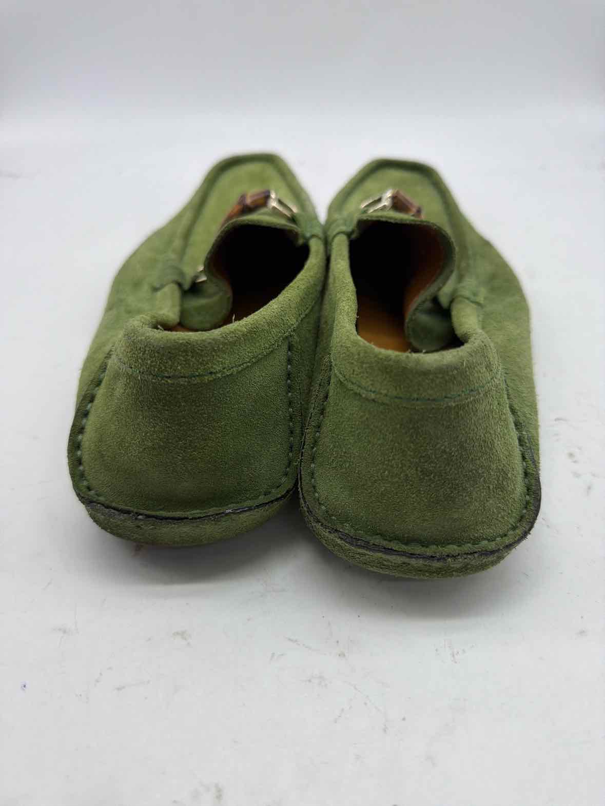 Pre-Owned Gucci Green 9.5 drivers Men's Slip On | True Fashionistas.