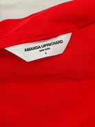 Pre-Owned Amanda Uprichard Red Size Small One Shoulder Short Sleeveless Dress | True Fashionistas.