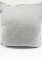 Gray Floral Embroidered Pillow | True Fashionistas.