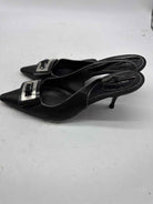 Pre-Owned Prada Black Size 6 Slingback Heels | True Fashionistas.
