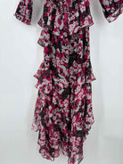 Pre-Owned Misa Red Size Small Long Long Sleeve Dress | True Fashionistas.