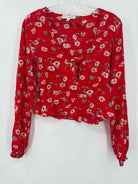 Pre-Owned Intermix Red Size 4 Blouse | True Fashionistas.