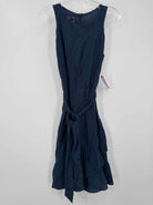 Pre-Owned Claudia Molina Navy Size XS Short Sleeveless Dress | True Fashionistas.