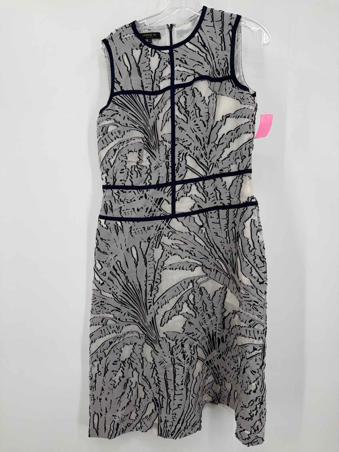 Pre-Owned Lafayette 148 Navy Size 8 Short Sleeveless Dress | True Fashionistas.