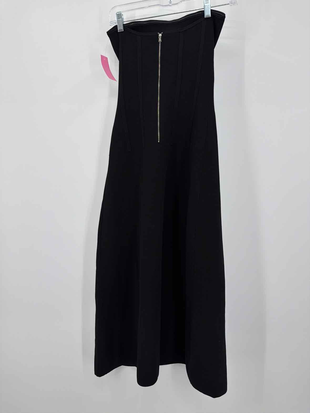 Pre-Owned Manning Cartell Black Size Small Knit Bodycon Long Strapless Dress | True Fashionistas.