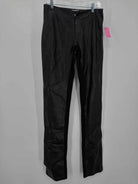 Pre-Owned Red Valentino Black Size 40 Leather Dress Pants | True Fashionistas.