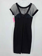 Pre-Owned WHBM Black Size 4 Short Sleeveless Dress | True Fashionistas.