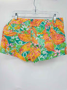Pre-Owned Lilly Pulitzer Yellow Size 6 Walsh Printed Shorts | True Fashionistas.