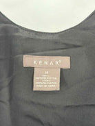 Pre-Owned Kenar Black Size 14 Short Sleeveless Dress | True Fashionistas.