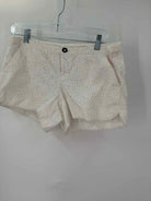 Pre-Owned Lilly Pulitzer White Size 4 Printed Shorts | True Fashionistas.