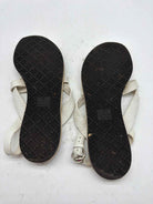 Pre-Owned Gucci White Size 7.5 Strappy Sandals | True Fashionistas.