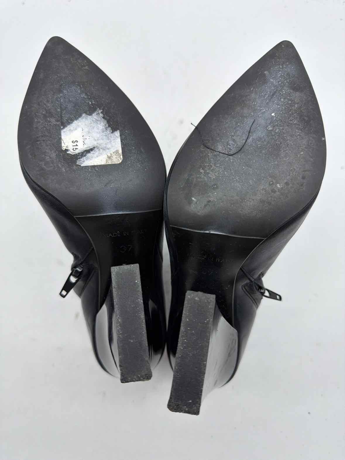 Pre-Owned Gianni Marra Black Size 7 Ankle Boot Boots | True Fashionistas.